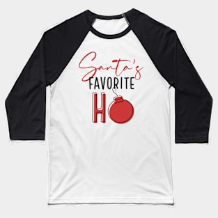 Santa Baseball T-Shirt